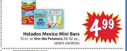 Foodmaxx Helados Mexico Mini Bars 12 ct. or Ore-Ida Potatoes 26-32 oz offer
