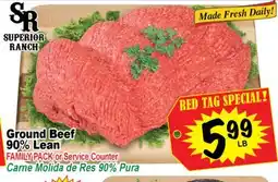 Superior Grocers Ground Beef 90% Lean offer