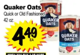 Superior Grocers Quaker Oats offer