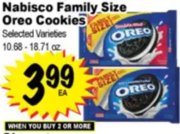 Superior Grocers Nabisco Family Size Oreo Cookies offer