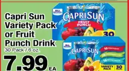 Superior Grocers Capri Sun Variety Pack or Fruit Punch Drink offer