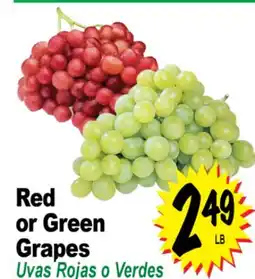 Superior Grocers Red or Green Grapes offer