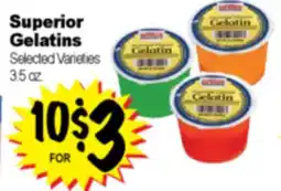 Superior Grocers Superior Gelatins offer