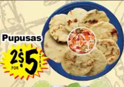 Superior Grocers Pupusas offer