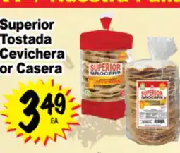 Superior Grocers Superior Tostada Cevichera or Casera offer