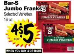 Superior Grocers Bar-S Jumbo Franks offer