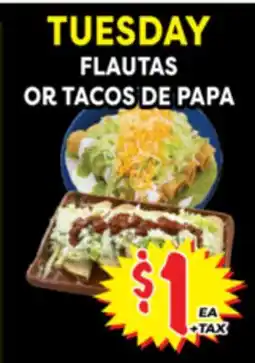 Superior Grocers FLAUTAS OR TACOS DE PAPA offer