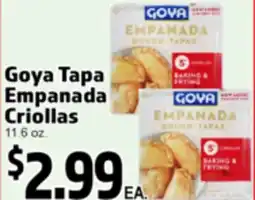 Superior Grocers Goya Tapa Empanada Criollas offer