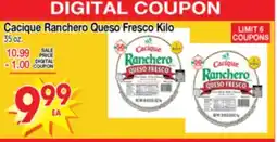 Superior Grocers Cacique Ranchero Queso Fresco Kilo offer
