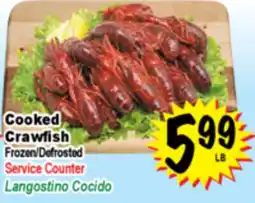 Superior Grocers Cooked Crawfish offer