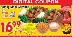 Superior Grocers Family Deal Carnitas offer