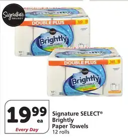 Vons Signature SELECT Brightly Paper Towels offer