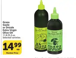 Vons Graza Sizzle or Drizzle Extra Virgin Olive Oil offer