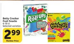 Vons Betty Crocker Fruit Snacks offer