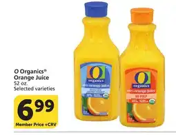 Vons O Organics Orange Juice offer