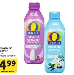 Vons O Organics Creamer offer