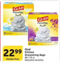 Vons Glad Kitchen Drawstring Bags offer
