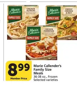 Vons Marie Callender's Family Size Meals offer