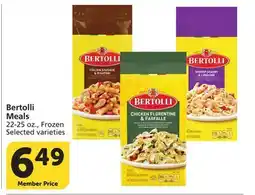 Vons Bertolli Meals offer