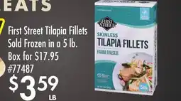 Smart & Final First Street Tilapia Fillets offer