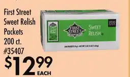 Smart & Final First Street Sweet Relish Packets offer