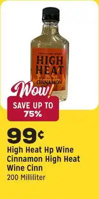 Grocery Outlet High Heat Wine Cinn offer