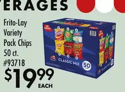 Smart & Final Frito-Lay Variety Pack Chips offer