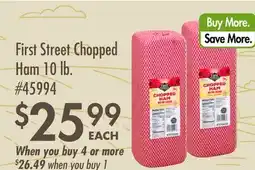 Smart & Final First Street Chopped Ham offer