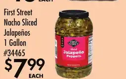 Smart & Final First Street Nacho Sliced Jalapeños offer