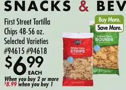 Smart & Final First Street Tortilla Chips offer