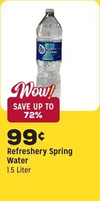 Grocery Outlet Spring Water offer