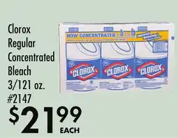 Smart & Final Clorox Regular Concentrated Bleach offer