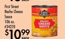 Smart & Final First Street Nacho Cheese Sauce offer
