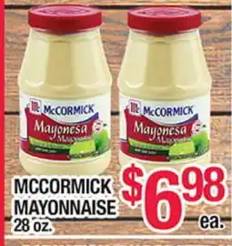 Torres Supermercado MCCORMICK MAYONNAISE offer