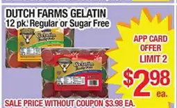 Torres Supermercado DUTCH FARMS GELATIN offer