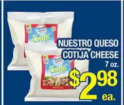 Torres Supermercado NUESTRO QUESO COTIJA CHEESE offer