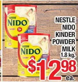 Torres Supermercado NESTLE NIDO KINDER POWDER MILK offer