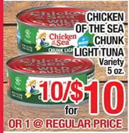 Torres Supermercado CHICKEN OF THE SEA CHUNK LIGHT TUNA offer