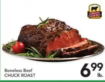 Pete's Fresh Market Boneless Beef CHUCK ROAST offer