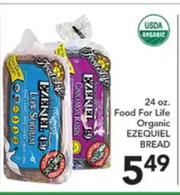 Pete's Fresh Market 24 oz. Food For Life Organic EZEQUIEL BREAD offer