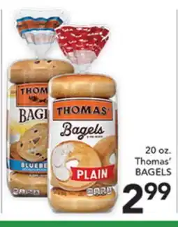 Pete's Fresh Market 20 oz. Thomas' BAGELS offer