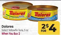 Tony’s Fresh Market Dolores Select Yellowfin Tuna offer
