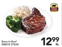 Pete's Fresh Market Bone-In Beef RIBEYE STEAK offer