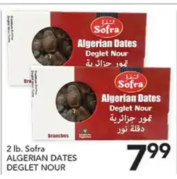 Pete's Fresh Market 2 lb. Sofra ALGERIAN DATES DEGLET NOUR offer