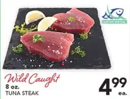 Pete's Fresh Market Wild Caught TUNA STEAK offer