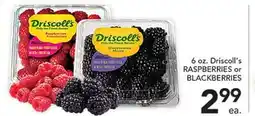 Pete's Fresh Market 6 oz. Driscoll's RASPBERRIES or BLACKBERRIES offer