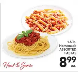 Pete's Fresh Market 1.5 Lb. Homemade ASSORTED PASTAS offer
