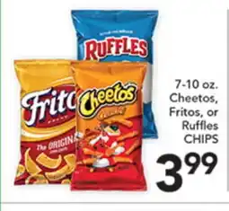 Pete's Fresh Market 7-10 oz. Cheetos, Fritos, or Ruffles CHIPS offer
