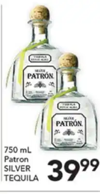 Pete's Fresh Market Patron SILVER TEQUILA offer