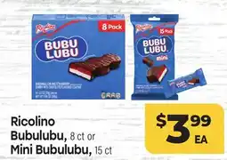 Tony’s Fresh Market Ricolino Bubulubu, 8 ct or Mini Bubulubu, 1 5 ct offer